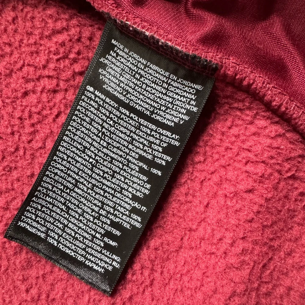 The North Face Men’s Royal Arch Full Zip Fleece Large Red Sherpa Outdoor NWOT